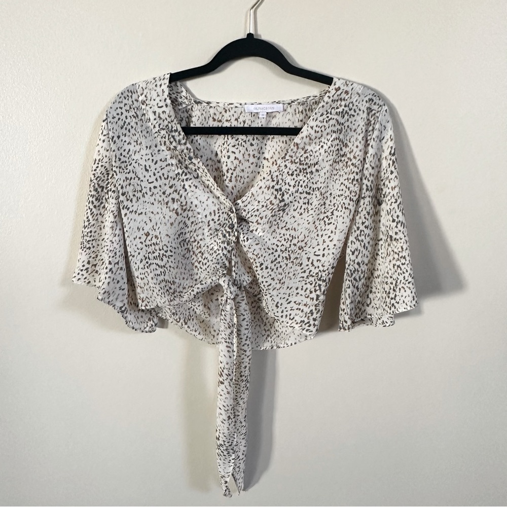 Olivaceous Crop Top Size Medium